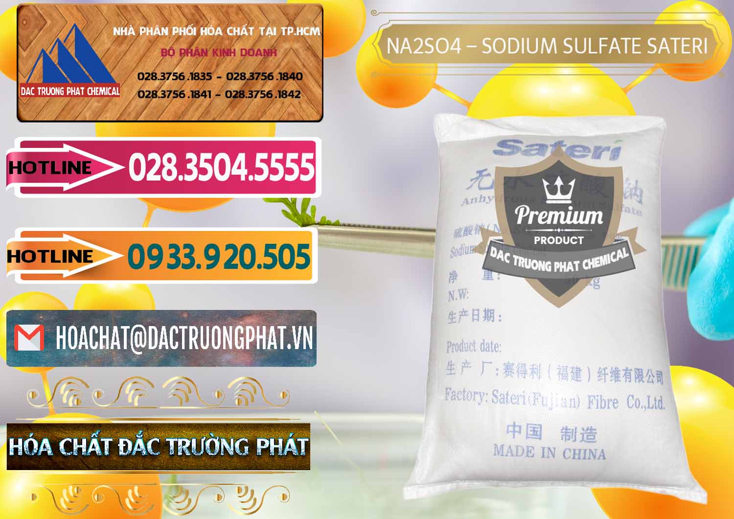 Nơi cung ứng & bán Sodium Sulphate - Muối Sunfat Na2SO4 Sateri Trung Quốc China - 0100 - Cty phân phối và kinh doanh hóa chất tại TP.HCM - dactruongphat.vn