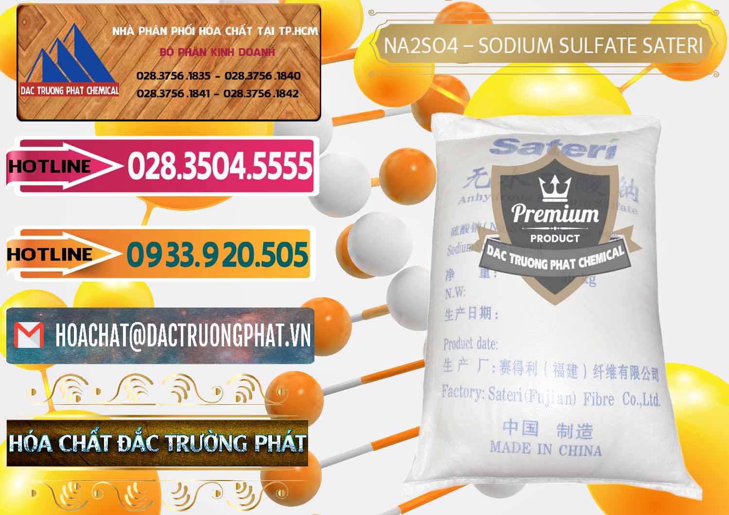 Cty chuyên bán - cung ứng Sodium Sulphate - Muối Sunfat Na2SO4 Sateri Trung Quốc China - 0100 - Nơi nhập khẩu & phân phối hóa chất tại TP.HCM - dactruongphat.vn