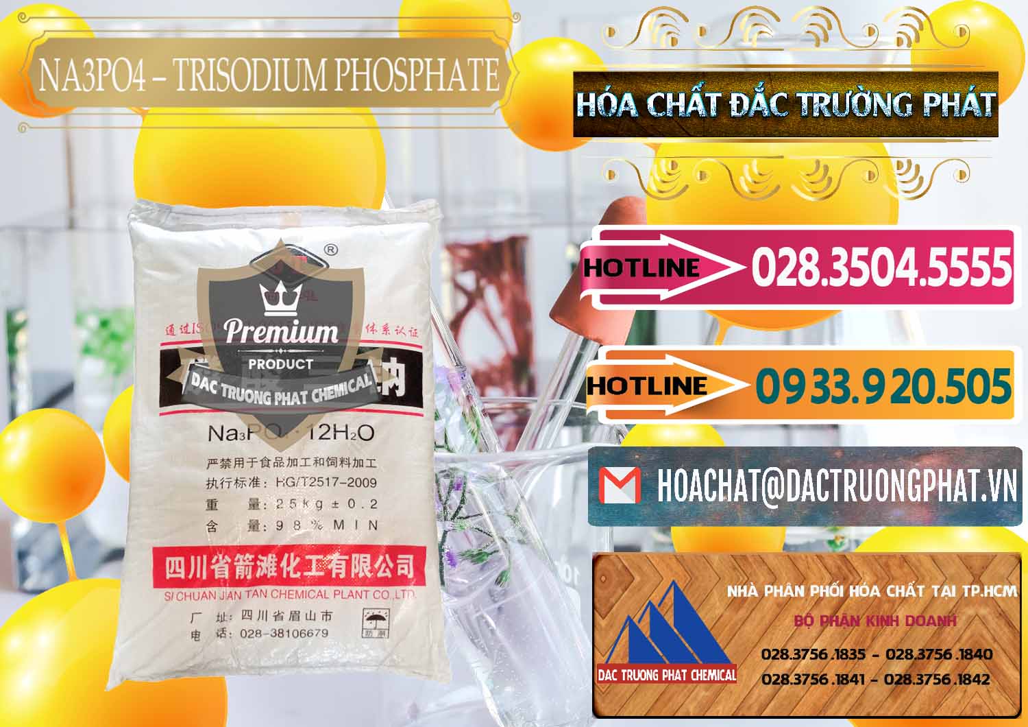 Nơi cung ứng ( bán ) Na3PO4 – Trisodium Phosphate Trung Quốc China JT - 0102 - Đơn vị phân phối _ cung cấp hóa chất tại TP.HCM - dactruongphat.vn