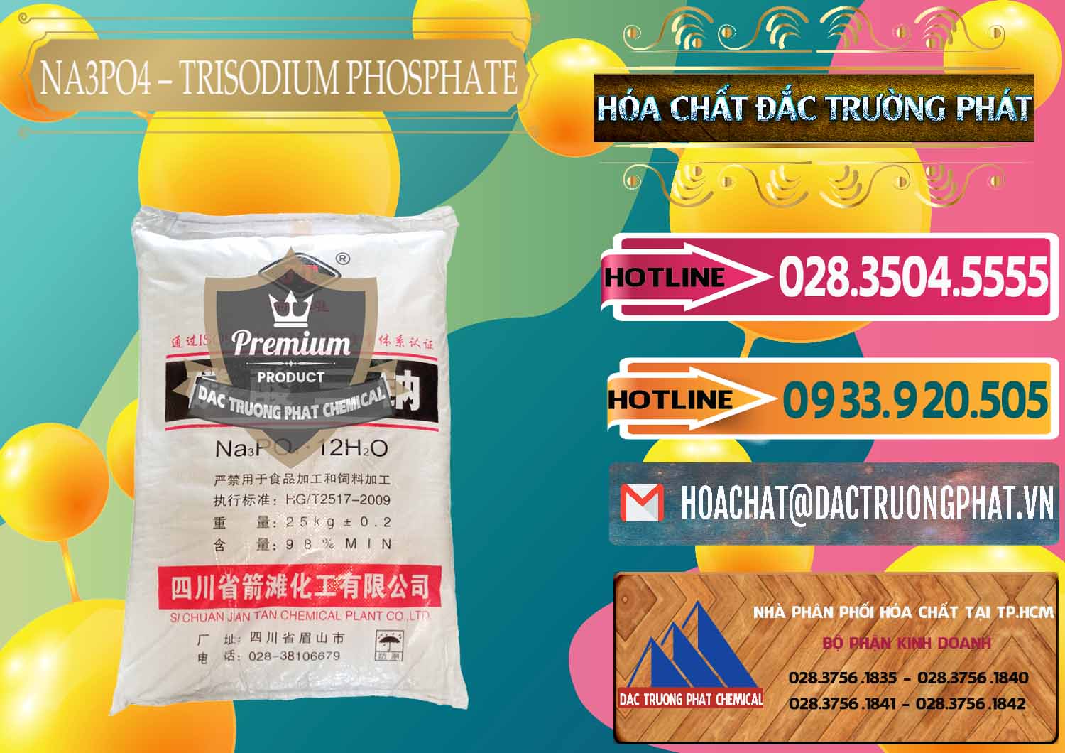 Đơn vị chuyên cung ứng - bán Na3PO4 – Trisodium Phosphate Trung Quốc China JT - 0102 - Nhà cung cấp & phân phối hóa chất tại TP.HCM - dactruongphat.vn