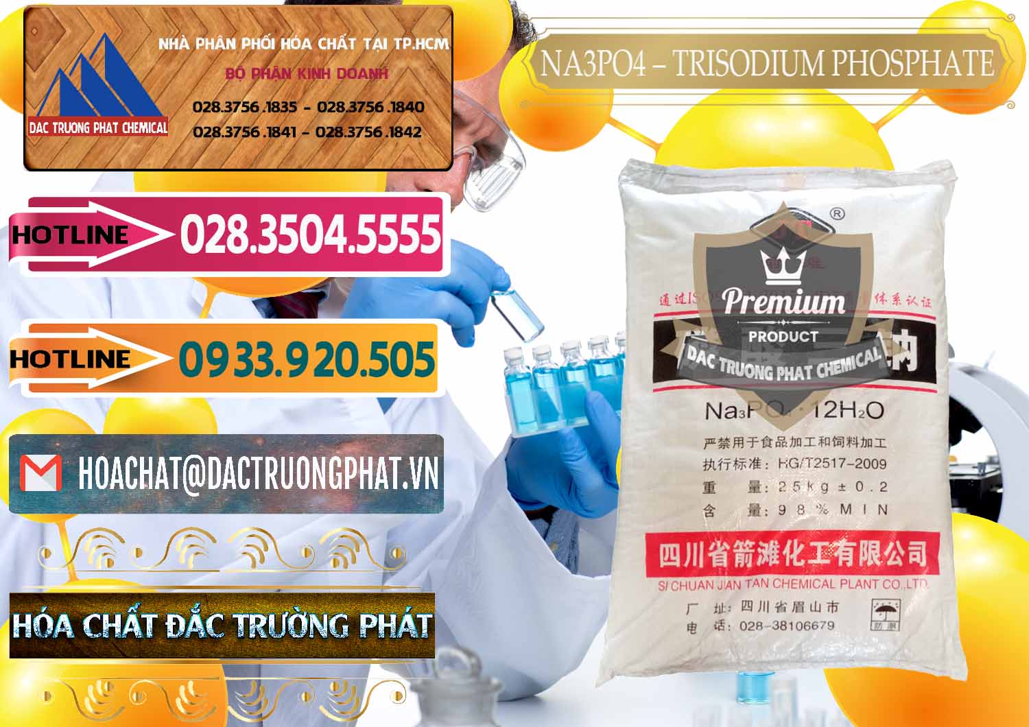 Đơn vị chuyên cung ứng & bán Na3PO4 – Trisodium Phosphate Trung Quốc China JT - 0102 - Phân phối - cung cấp hóa chất tại TP.HCM - dactruongphat.vn