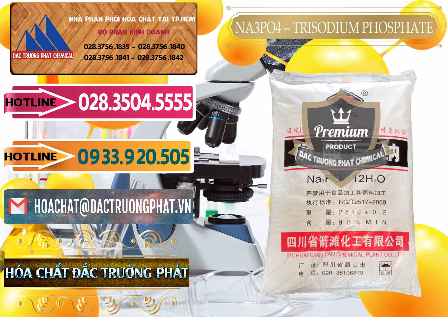 Cty chuyên cung ứng _ bán Na3PO4 – Trisodium Phosphate Trung Quốc China JT - 0102 - Nhà nhập khẩu & phân phối hóa chất tại TP.HCM - dactruongphat.vn