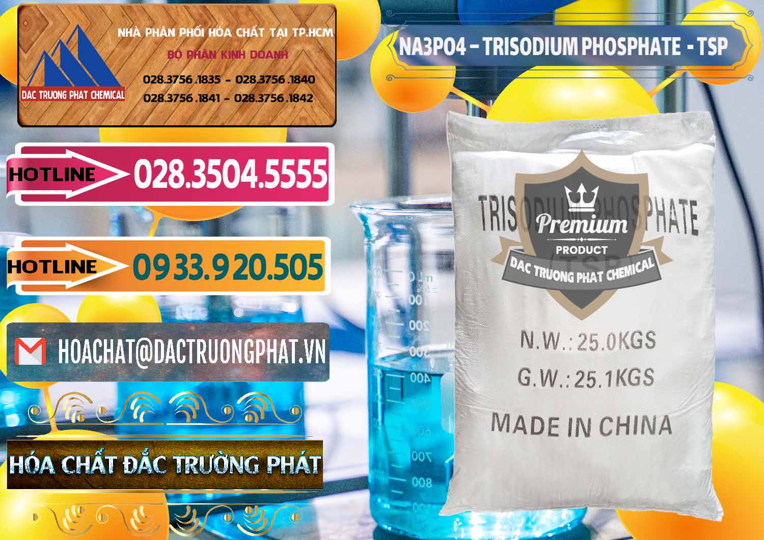 Đơn vị kinh doanh ( bán ) Na3PO4 – Trisodium Phosphate Trung Quốc China TSP - 0103 - Nhà cung cấp và phân phối hóa chất tại TP.HCM - dactruongphat.vn