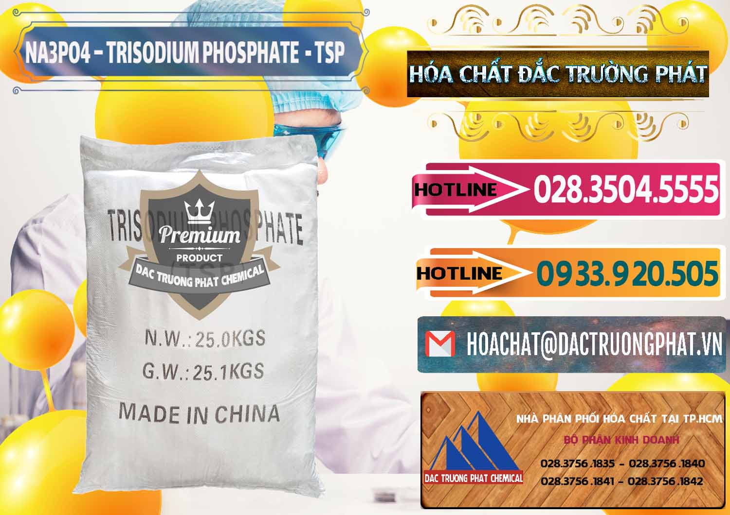 Công ty chuyên kinh doanh - bán Na3PO4 – Trisodium Phosphate Trung Quốc China TSP - 0103 - Cty cung cấp _ phân phối hóa chất tại TP.HCM - dactruongphat.vn