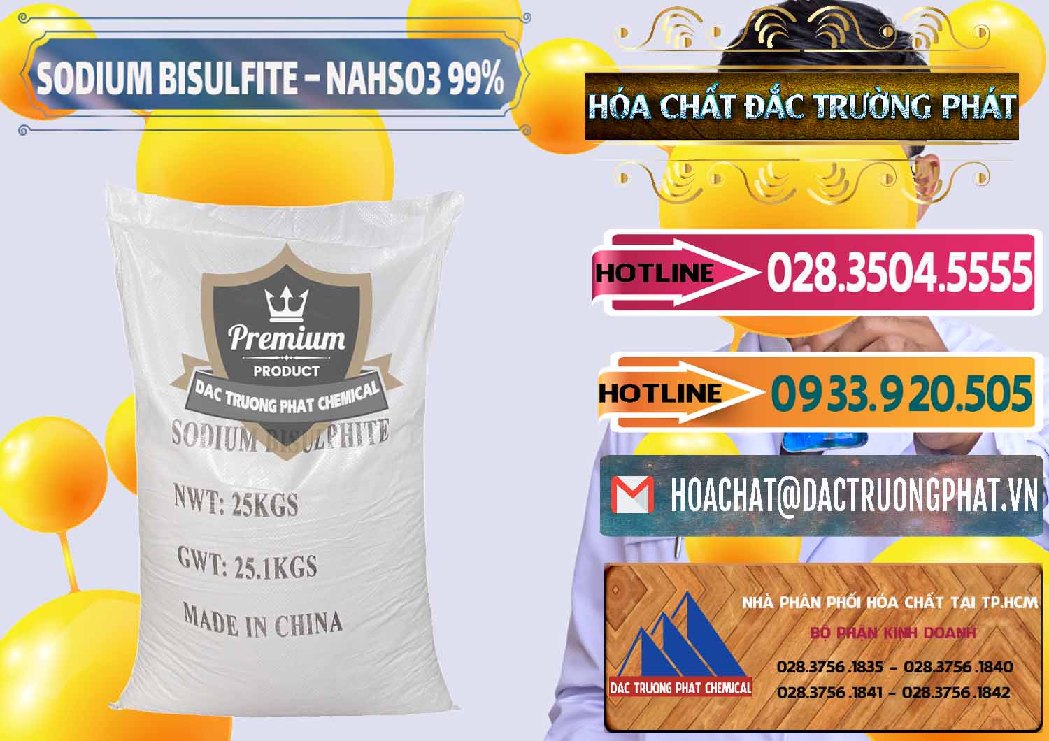 Công ty chuyên bán và phân phối Sodium Bisulfite – NAHSO3 Trung Quốc China - 0140 - Chuyên kinh doanh - phân phối hóa chất tại TP.HCM - dactruongphat.vn