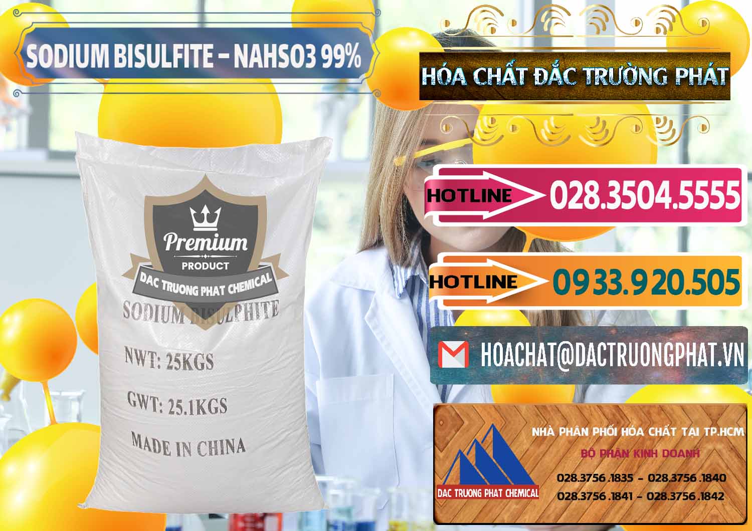 Đơn vị chuyên bán - cung cấp Sodium Bisulfite – NAHSO3 Trung Quốc China - 0140 - Nhập khẩu và phân phối hóa chất tại TP.HCM - dactruongphat.vn