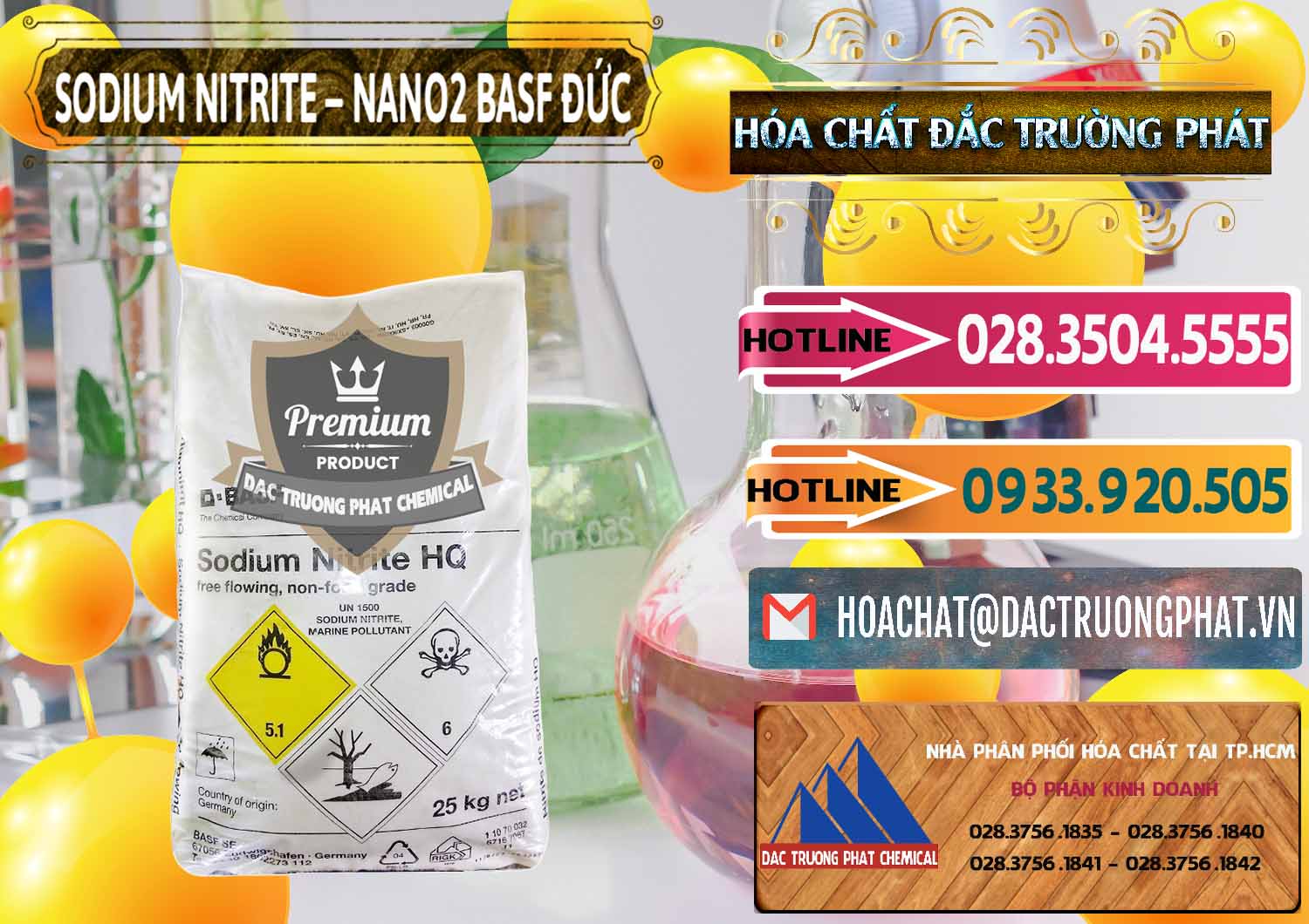 Cty chuyên bán và cung ứng Sodium Nitrite - NANO2 Đức BASF Germany - 0148 - Cty cung ứng _ phân phối hóa chất tại TP.HCM - dactruongphat.vn