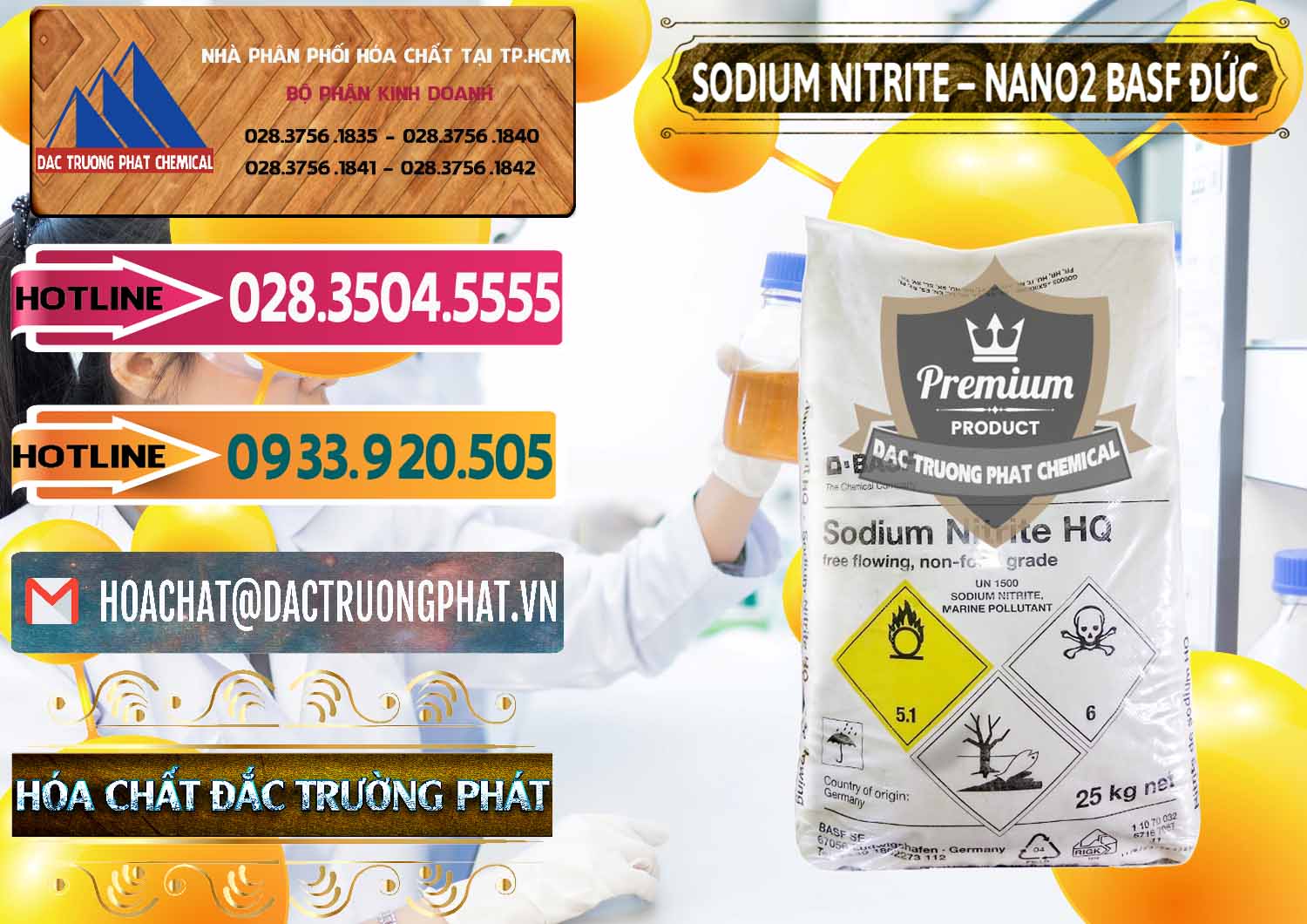 Chuyên cung ứng - bán Sodium Nitrite - NANO2 Đức BASF Germany - 0148 - Công ty nhập khẩu & cung cấp hóa chất tại TP.HCM - dactruongphat.vn