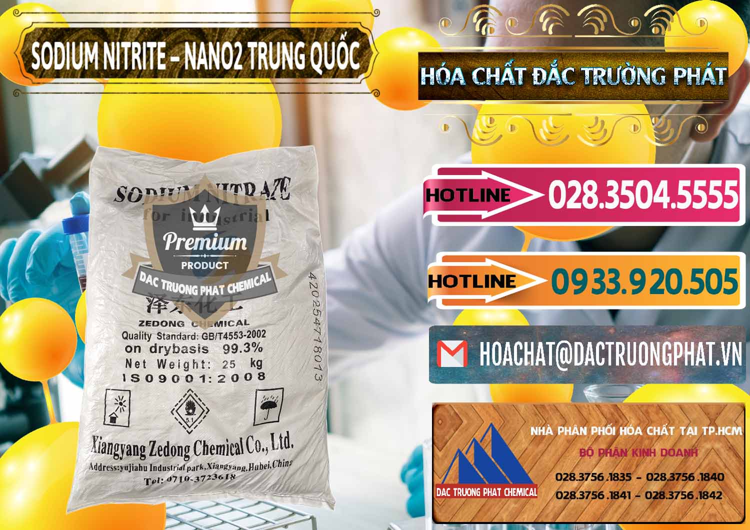 Công ty chuyên bán ( phân phối ) Sodium Nitrite - NANO2 Zedong Trung Quốc China - 0149 - Nơi chuyên bán _ phân phối hóa chất tại TP.HCM - dactruongphat.vn