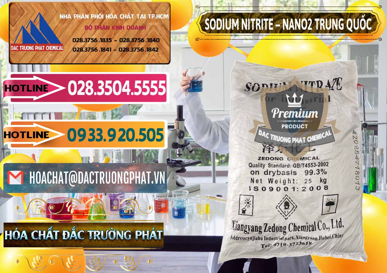 Công ty bán ( phân phối ) Sodium Nitrite - NANO2 Zedong Trung Quốc China - 0149 - Đơn vị cung cấp & phân phối hóa chất tại TP.HCM - dactruongphat.vn