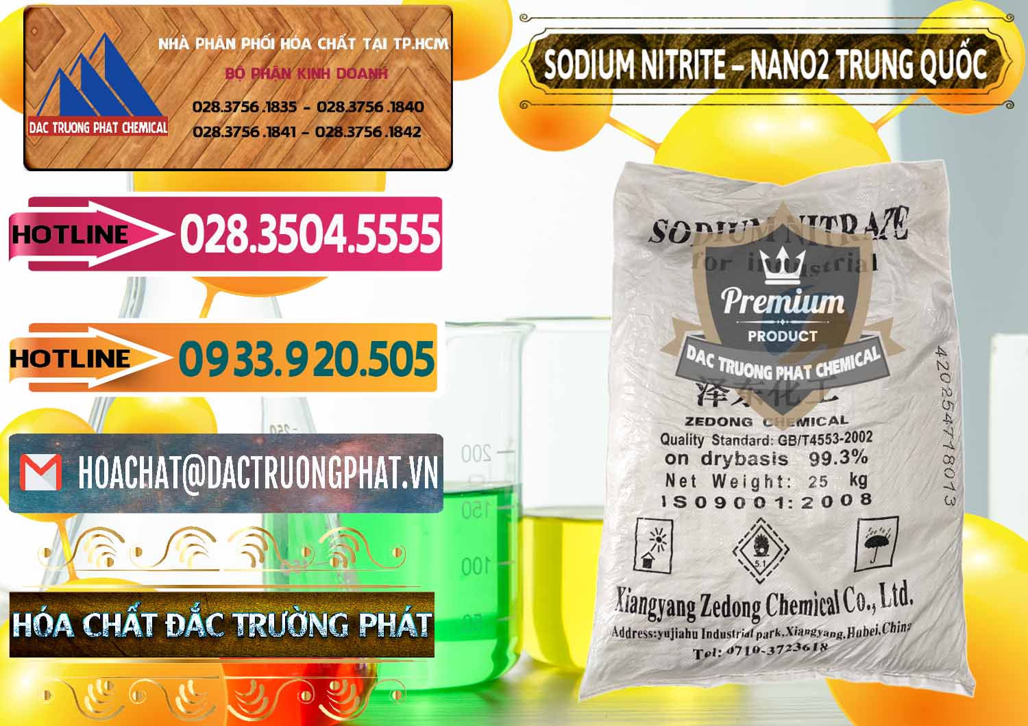 Chuyên bán ( cung ứng ) Sodium Nitrite - NANO2 Zedong Trung Quốc China - 0149 - Cty phân phối và bán hóa chất tại TP.HCM - dactruongphat.vn
