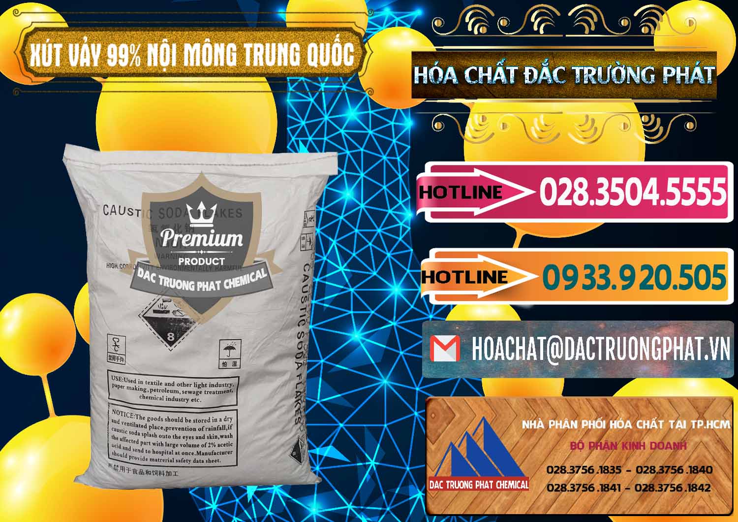 Công ty chuyên bán & cung cấp Xút Vảy - NaOH Vảy 99% Nội Mông Trung Quốc China - 0228 - Đơn vị chuyên cung cấp và bán hóa chất tại TP.HCM - dactruongphat.vn