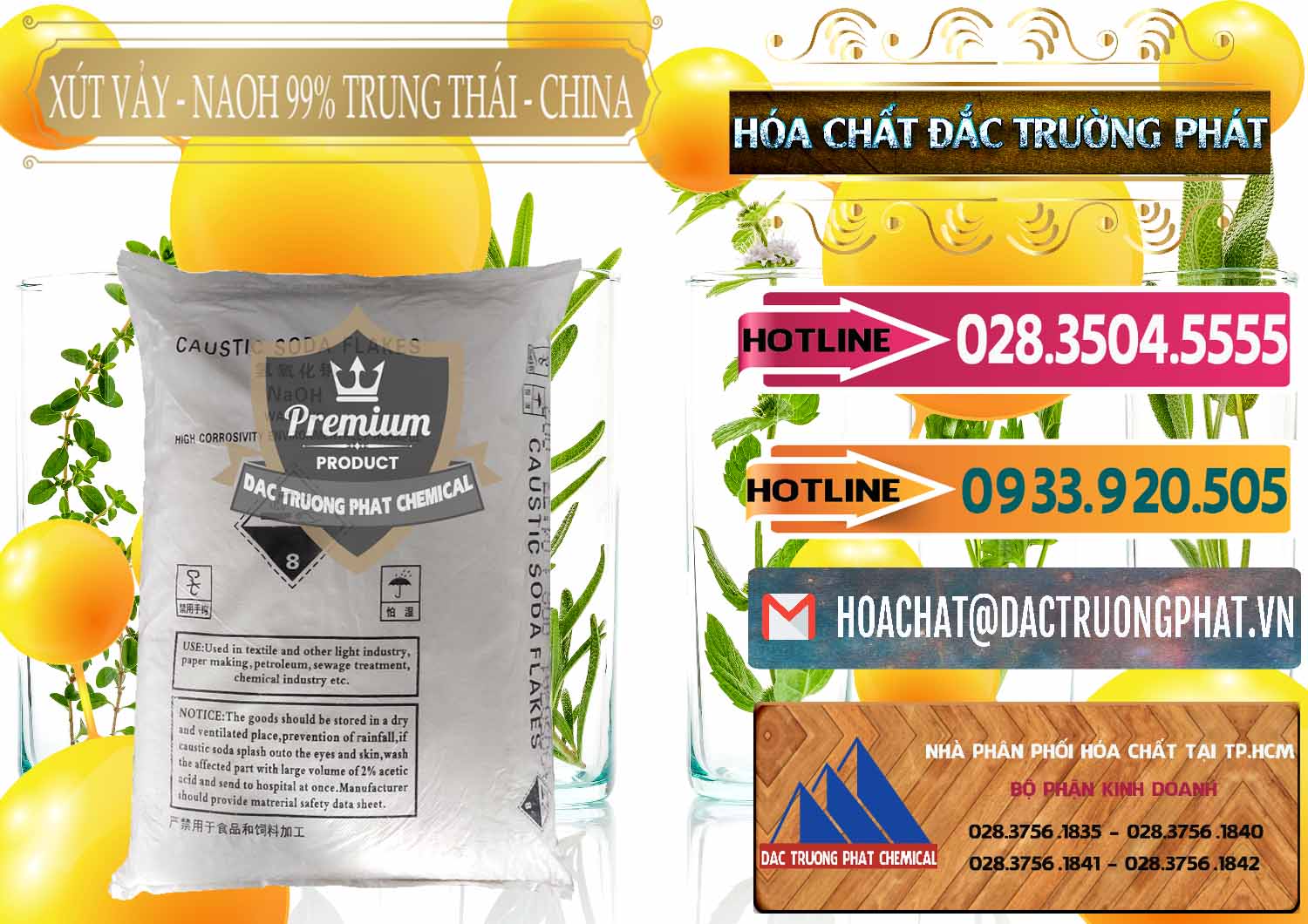 Cty kinh doanh và bán Xút Vảy - NaOH Vảy 99% Trung Thái China Trung Quốc - 0176 - Công ty chuyên cung ứng _ phân phối hóa chất tại TP.HCM - dactruongphat.vn