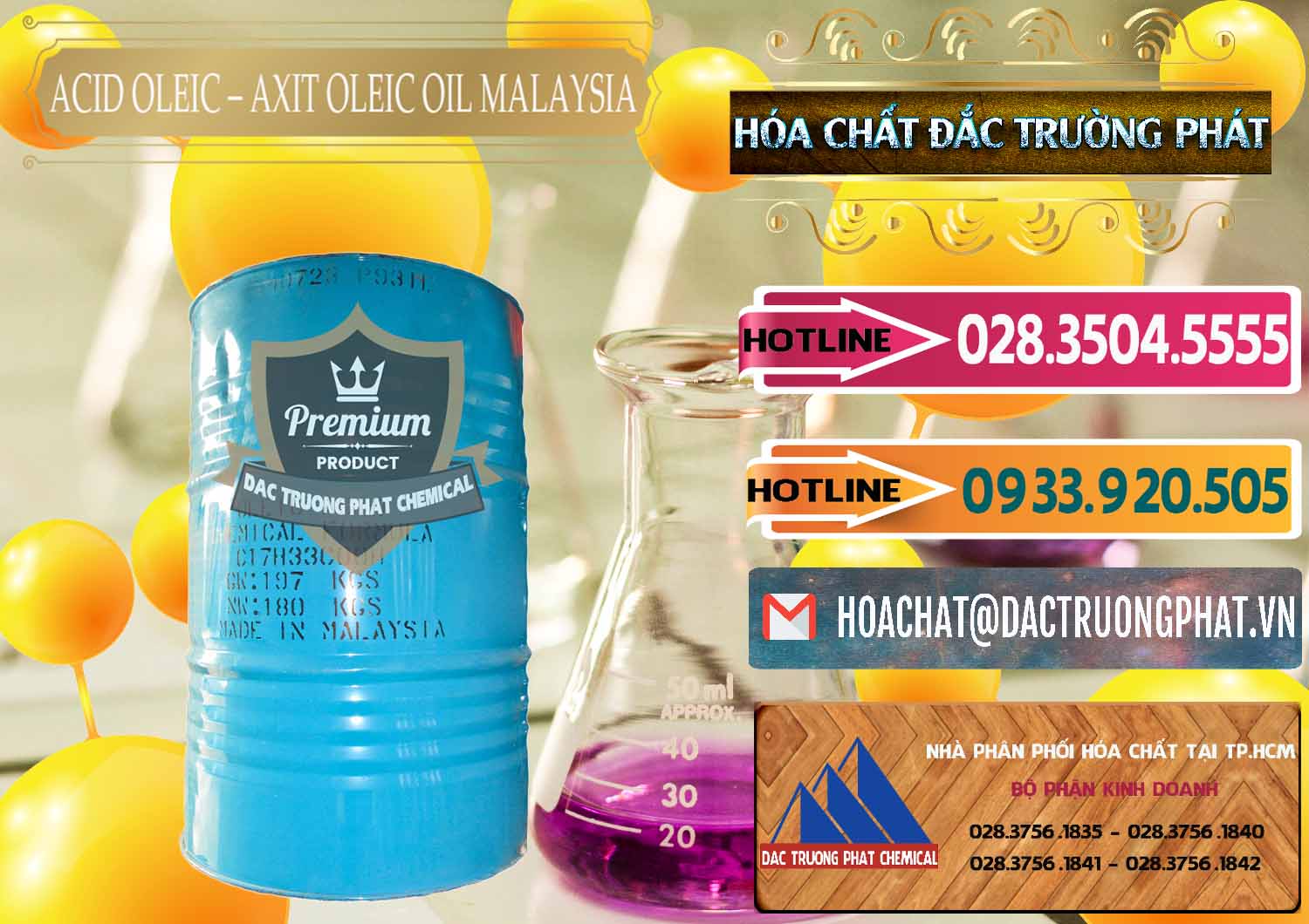 Công ty bán & cung cấp Acid Oleic – Axit Oleic Oil Malaysia - 0013 - Nhập khẩu ( cung cấp ) hóa chất tại TP.HCM - dactruongphat.vn