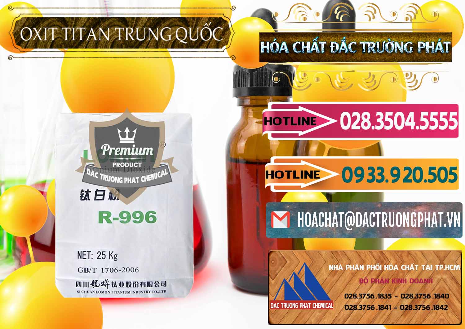 Nơi kinh doanh và bán Oxit Titan KA100 – Tio2 Trung Quốc China - 0398 - Nơi cung cấp và bán hóa chất tại TP.HCM - dactruongphat.vn
