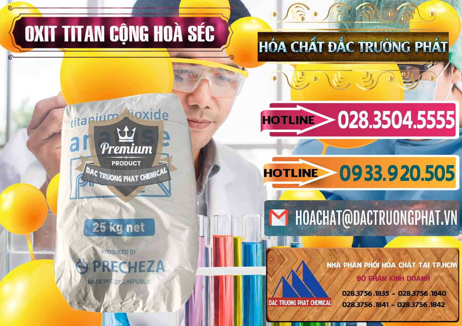Nơi bán Oxit Titan KA100 – Tio2 Cộng Hòa Séc Czech Republic - 0407 - Đơn vị cung cấp & kinh doanh hóa chất tại TP.HCM - dactruongphat.vn
