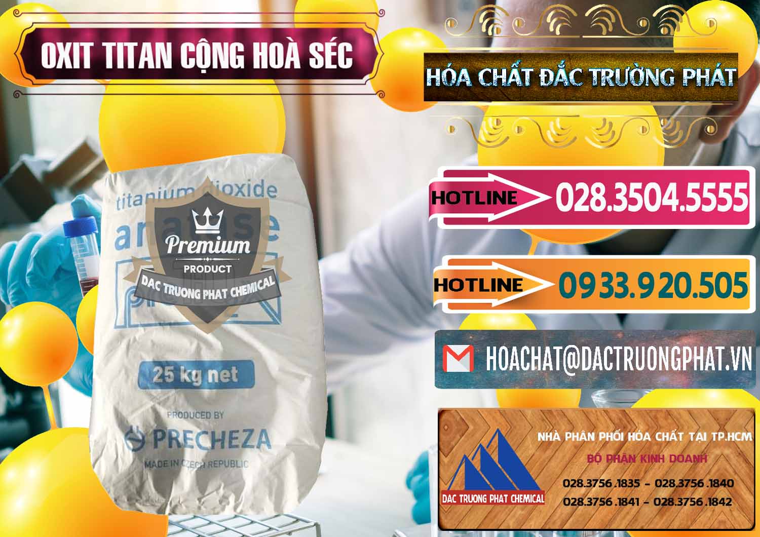 Đơn vị cung ứng - bán Oxit Titan KA100 – Tio2 Cộng Hòa Séc Czech Republic - 0407 - Nơi cung cấp _ nhập khẩu hóa chất tại TP.HCM - dactruongphat.vn