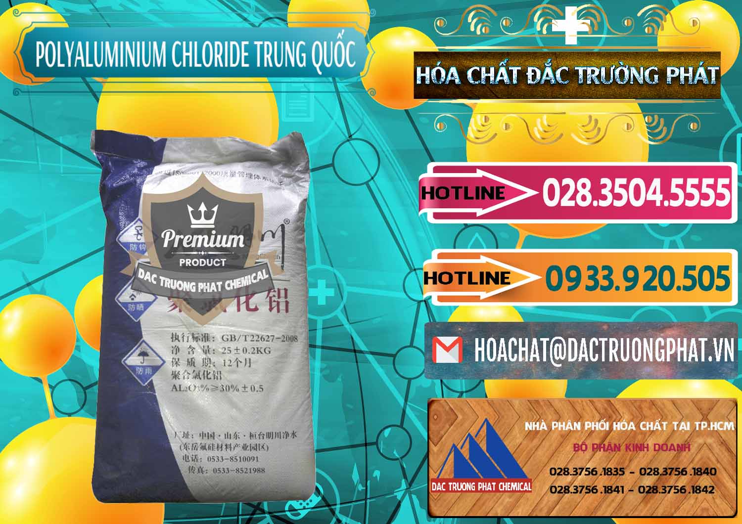 Nơi chuyên cung ứng và bán PAC - Polyaluminium Chloride Mingchuan Trung Quốc China - 0445 - Chuyên bán ( cung cấp ) hóa chất tại TP.HCM - dactruongphat.vn