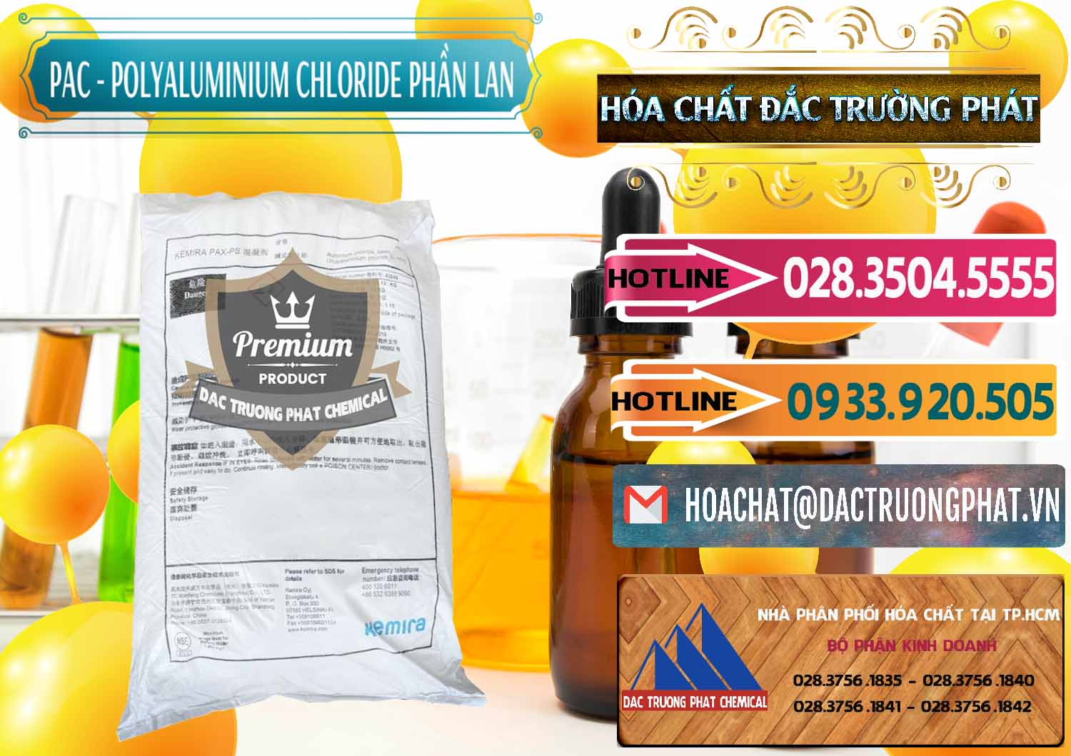Công ty bán - cung cấp PAC - Polyaluminium Chloride Phần Lan Finland - 0383 - Cty cung cấp & phân phối hóa chất tại TP.HCM - dactruongphat.vn