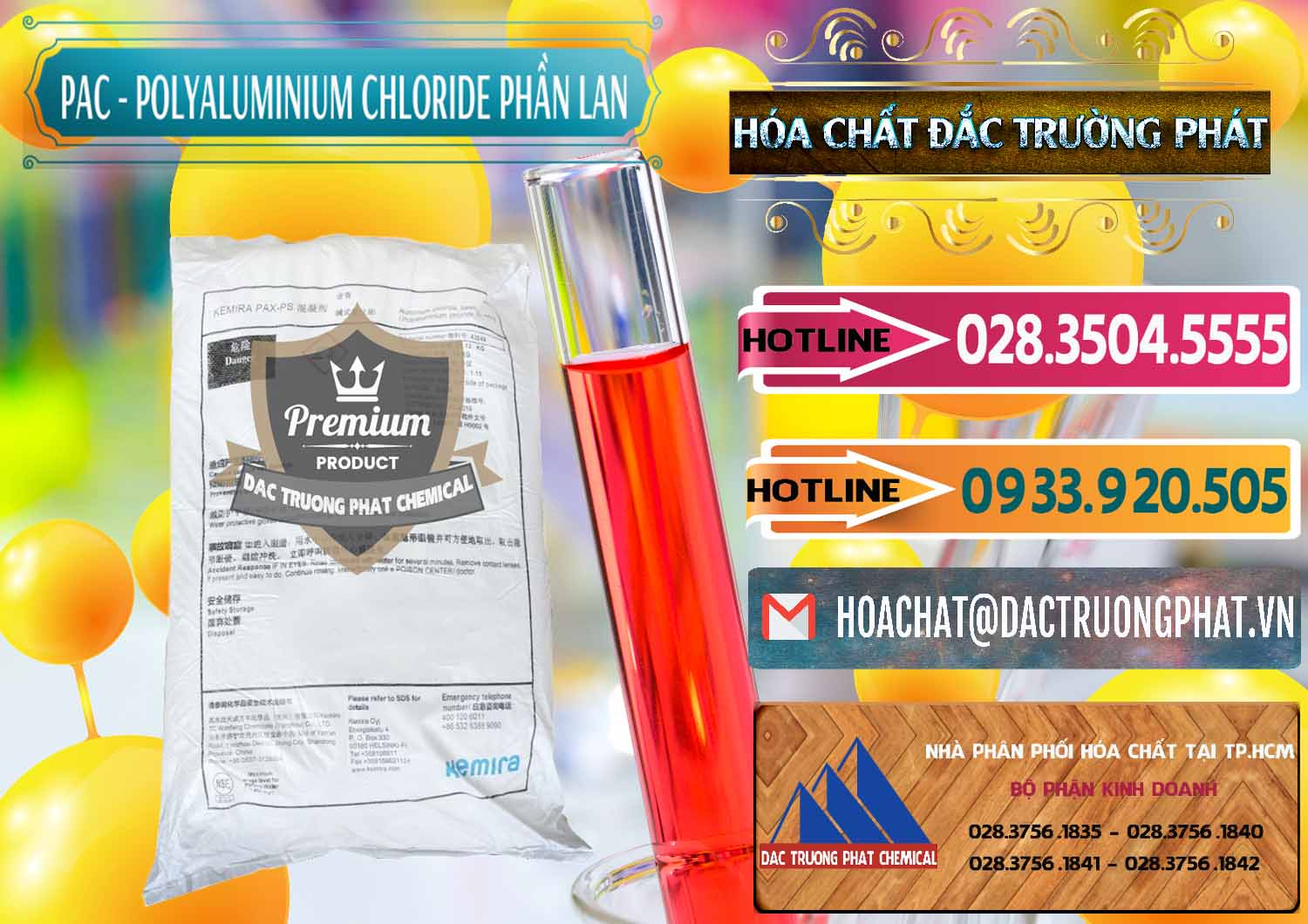 Kinh doanh _ bán PAC - Polyaluminium Chloride Phần Lan Finland - 0383 - Cty cung cấp ( kinh doanh ) hóa chất tại TP.HCM - dactruongphat.vn