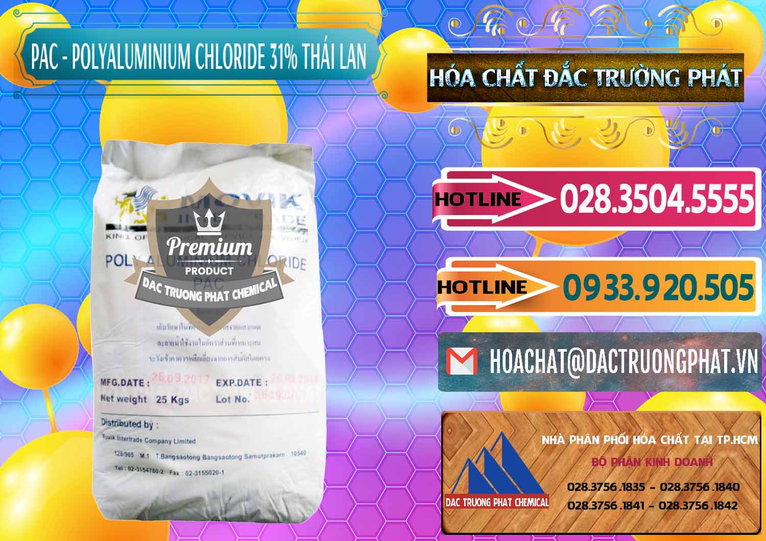 Công ty bán & phân phối PAC - Polyaluminium Chloride 31% Thái Lan Thailand - 0469 - Công ty nhập khẩu ( phân phối ) hóa chất tại TP.HCM - dactruongphat.vn