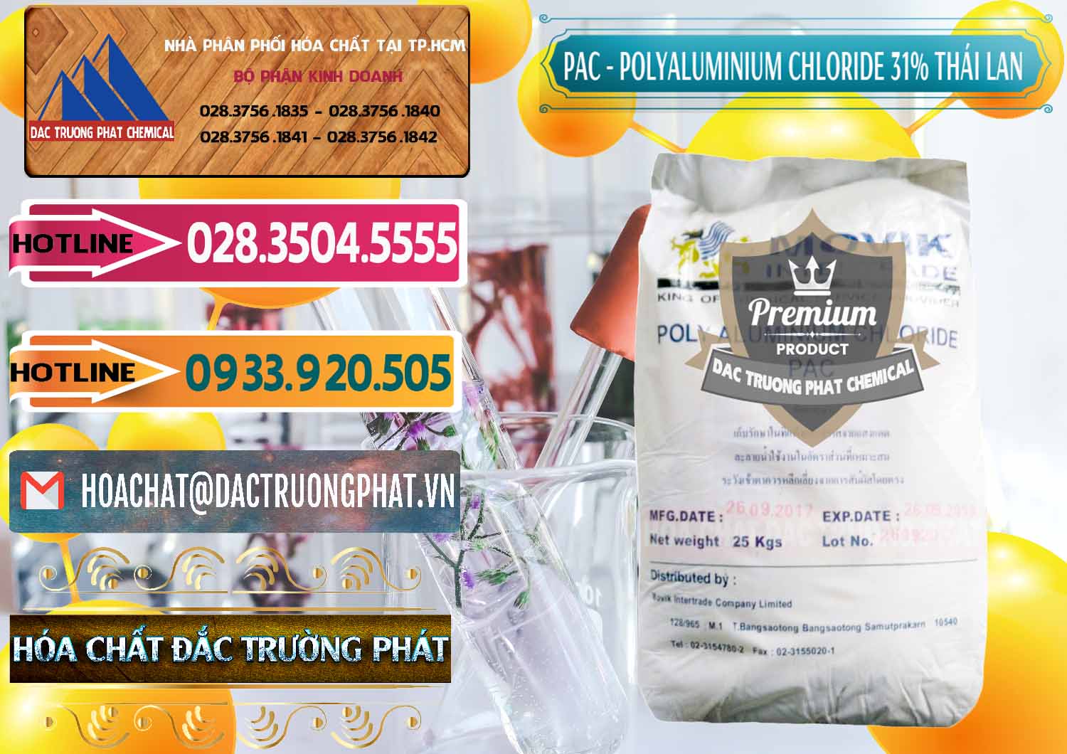 Công ty bán _ cung cấp PAC - Polyaluminium Chloride 31% Thái Lan Thailand - 0469 - Cty nhập khẩu và phân phối hóa chất tại TP.HCM - dactruongphat.vn
