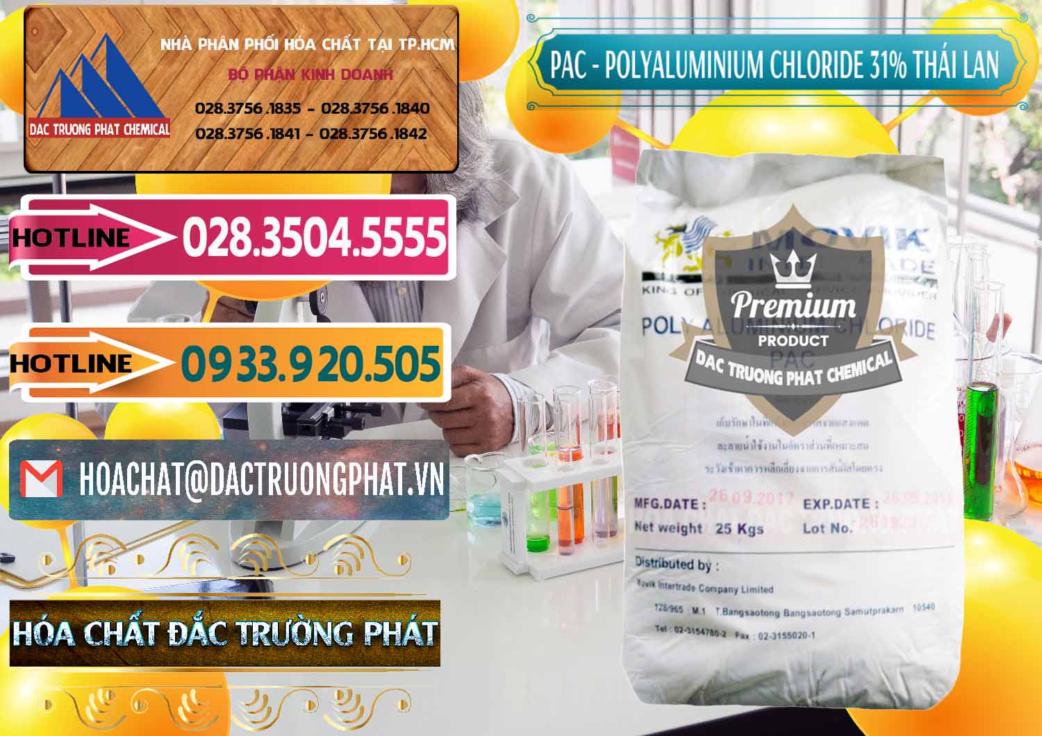Công ty kinh doanh _ bán PAC - Polyaluminium Chloride 31% Thái Lan Thailand - 0469 - Cung cấp hóa chất tại TP.HCM - dactruongphat.vn