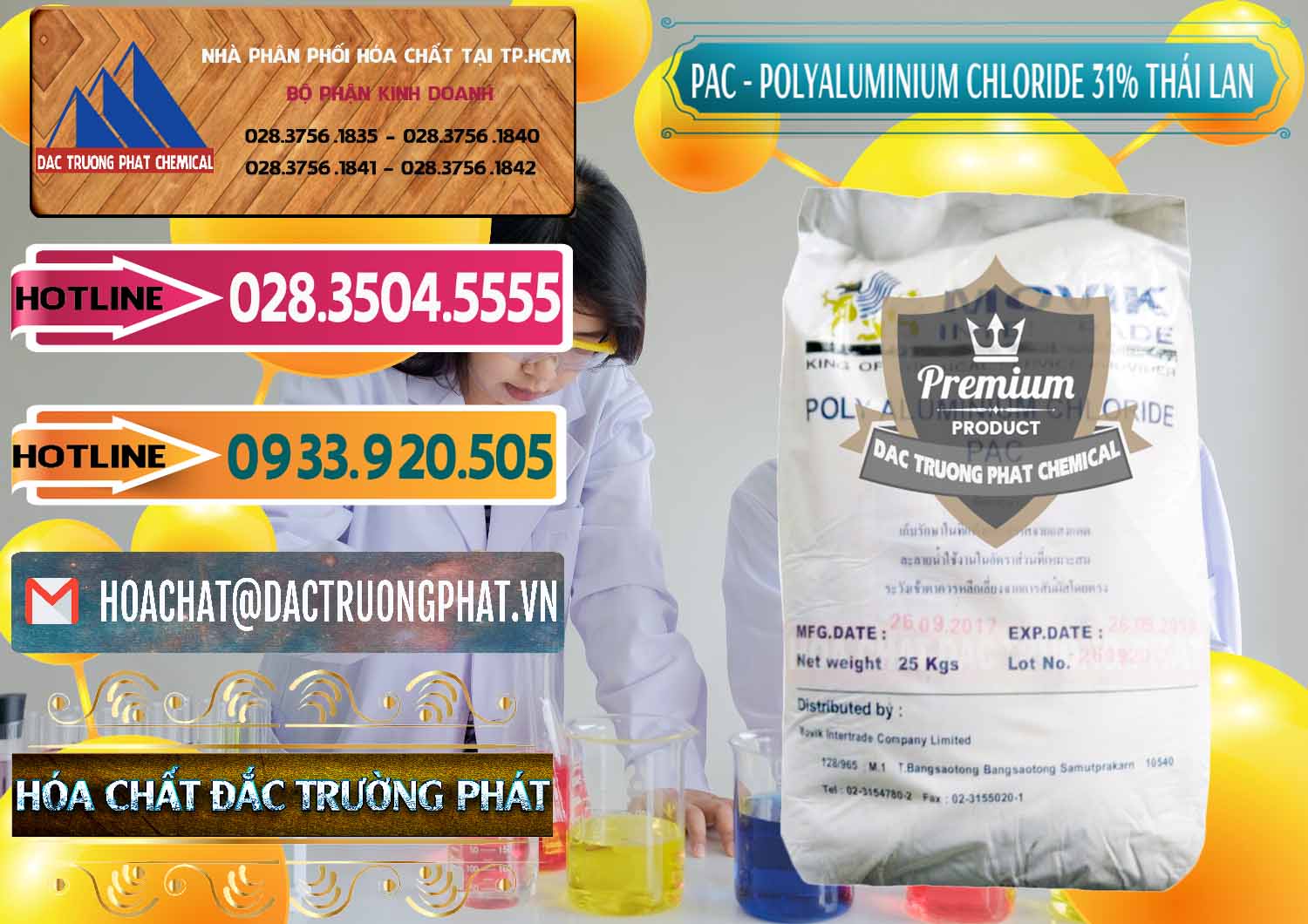 Công ty chuyên cung ứng ( bán ) PAC - Polyaluminium Chloride 31% Thái Lan Thailand - 0469 - Đơn vị bán ( cung cấp ) hóa chất tại TP.HCM - dactruongphat.vn