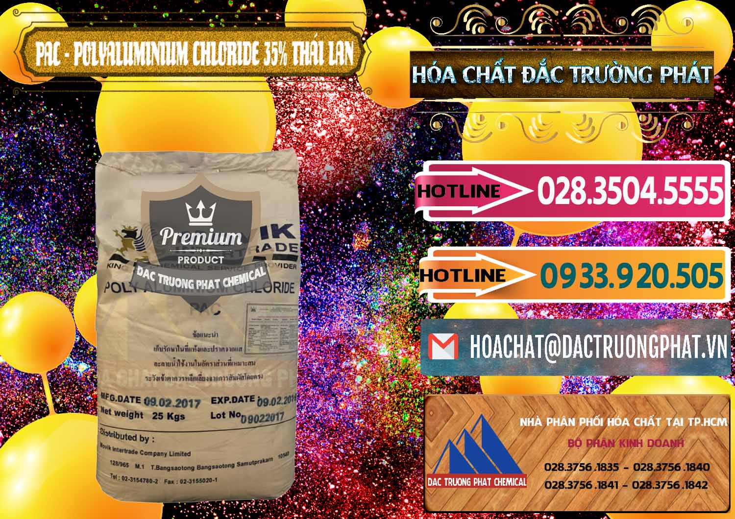 Cty cung ứng _ bán PAC - Polyaluminium Chloride 35% Thái Lan Thailand - 0470 - Nơi chuyên phân phối ( cung ứng ) hóa chất tại TP.HCM - dactruongphat.vn