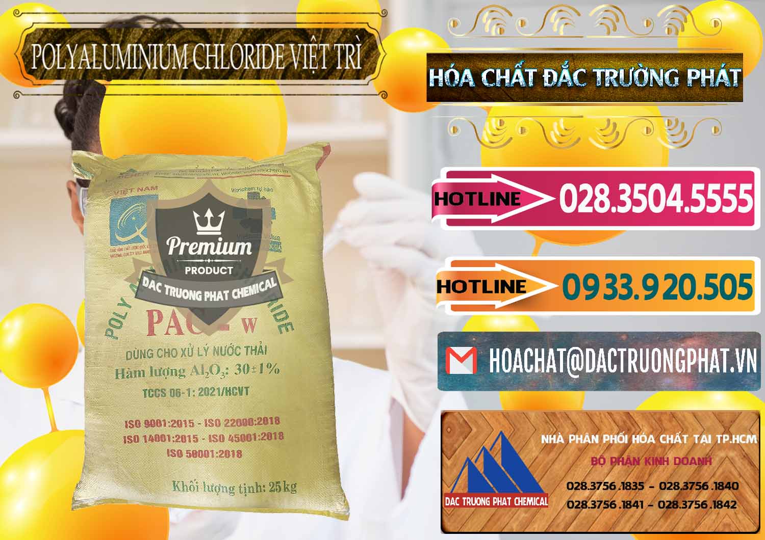 Chuyên cung ứng và bán PAC - Polyaluminium Chloride Việt Trì Việt Nam - 0487 - Công ty chuyên cung cấp _ kinh doanh hóa chất tại TP.HCM - dactruongphat.vn