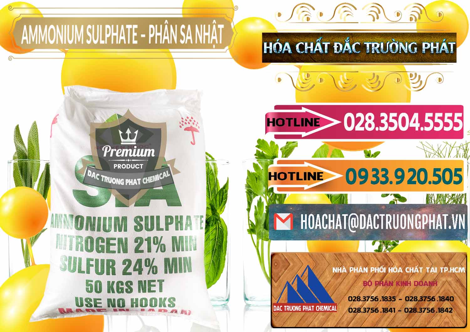 Bán & cung cấp Ammonium Sulphate – Phân Sa Nhật Japan - 0023 - Công ty chuyên phân phối và nhập khẩu hóa chất tại TP.HCM - dactruongphat.vn