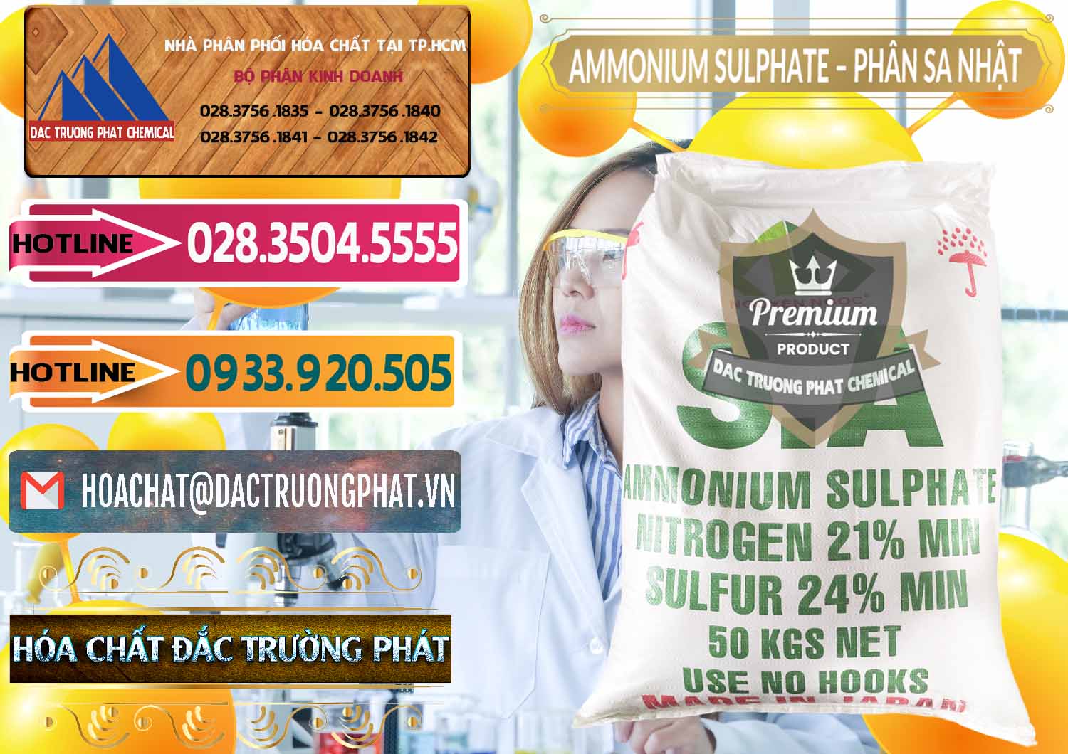 Cty chuyên bán ( cung cấp ) Ammonium Sulphate – Phân Sa Nhật Japan - 0023 - Công ty chuyên cung cấp & nhập khẩu hóa chất tại TP.HCM - dactruongphat.vn
