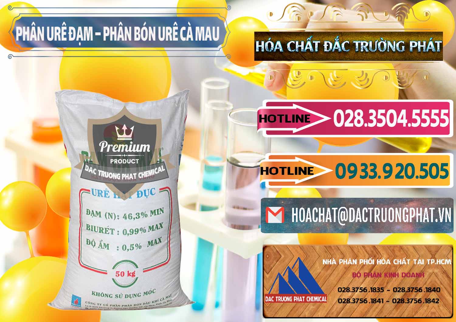 Đơn vị chuyên phân phối & cung ứng Phân Urê Đạm – Phân Bón Urê Cà Mau Việt Nam - 0192 - Công ty kinh doanh & phân phối hóa chất tại TP.HCM - dactruongphat.vn