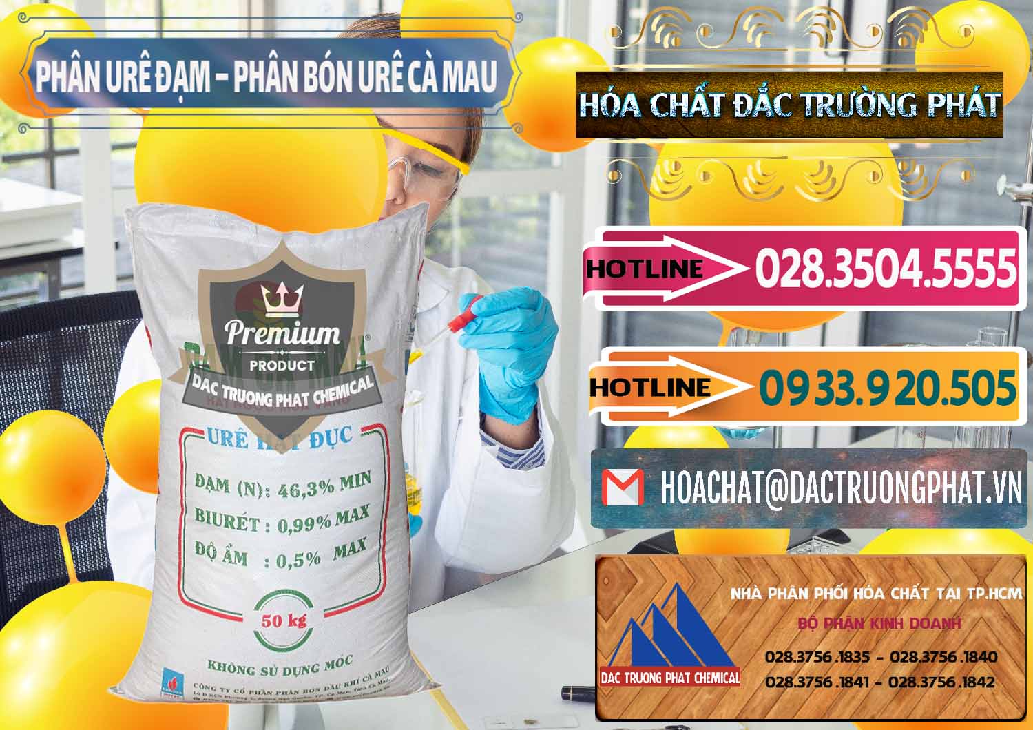Nơi chuyên cung ứng - bán Phân Urê Đạm – Phân Bón Urê Cà Mau Việt Nam - 0192 - Công ty chuyên cung ứng và bán hóa chất tại TP.HCM - dactruongphat.vn