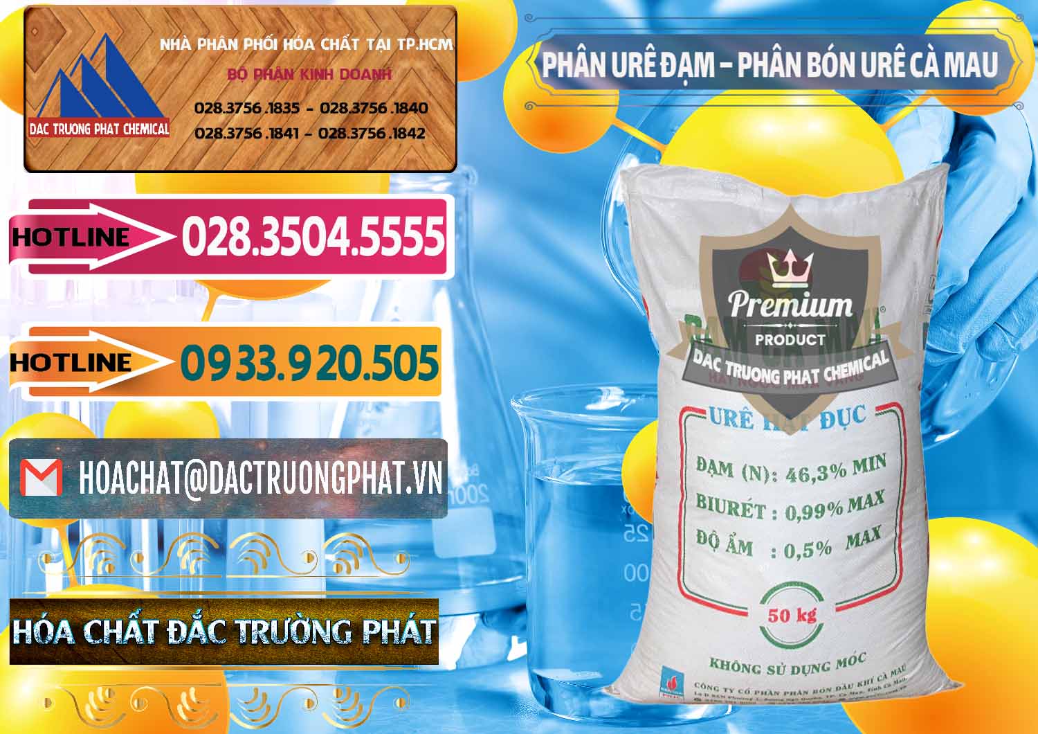 Cung cấp và bán Phân Urê Đạm – Phân Bón Urê Cà Mau Việt Nam - 0192 - Chuyên kinh doanh - cung cấp hóa chất tại TP.HCM - dactruongphat.vn