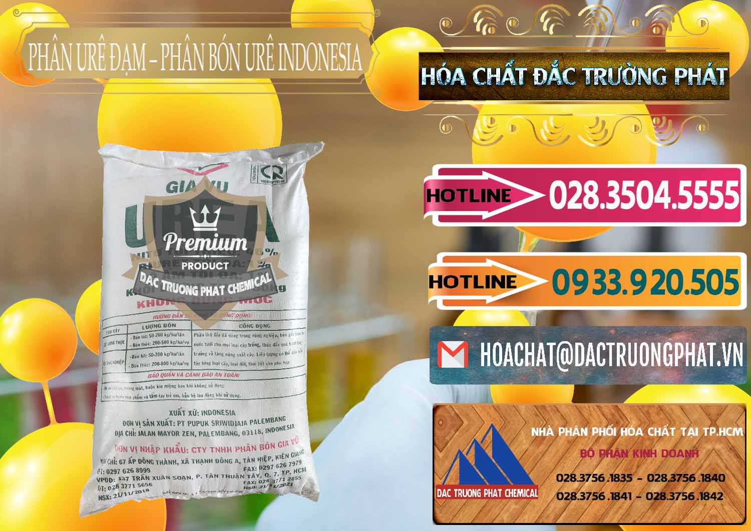 Nơi chuyên nhập khẩu và bán Phân Urê Đạm – Phân Bón Urê Indonesia - 0194 - Công ty phân phối và cung cấp hóa chất tại TP.HCM - dactruongphat.vn