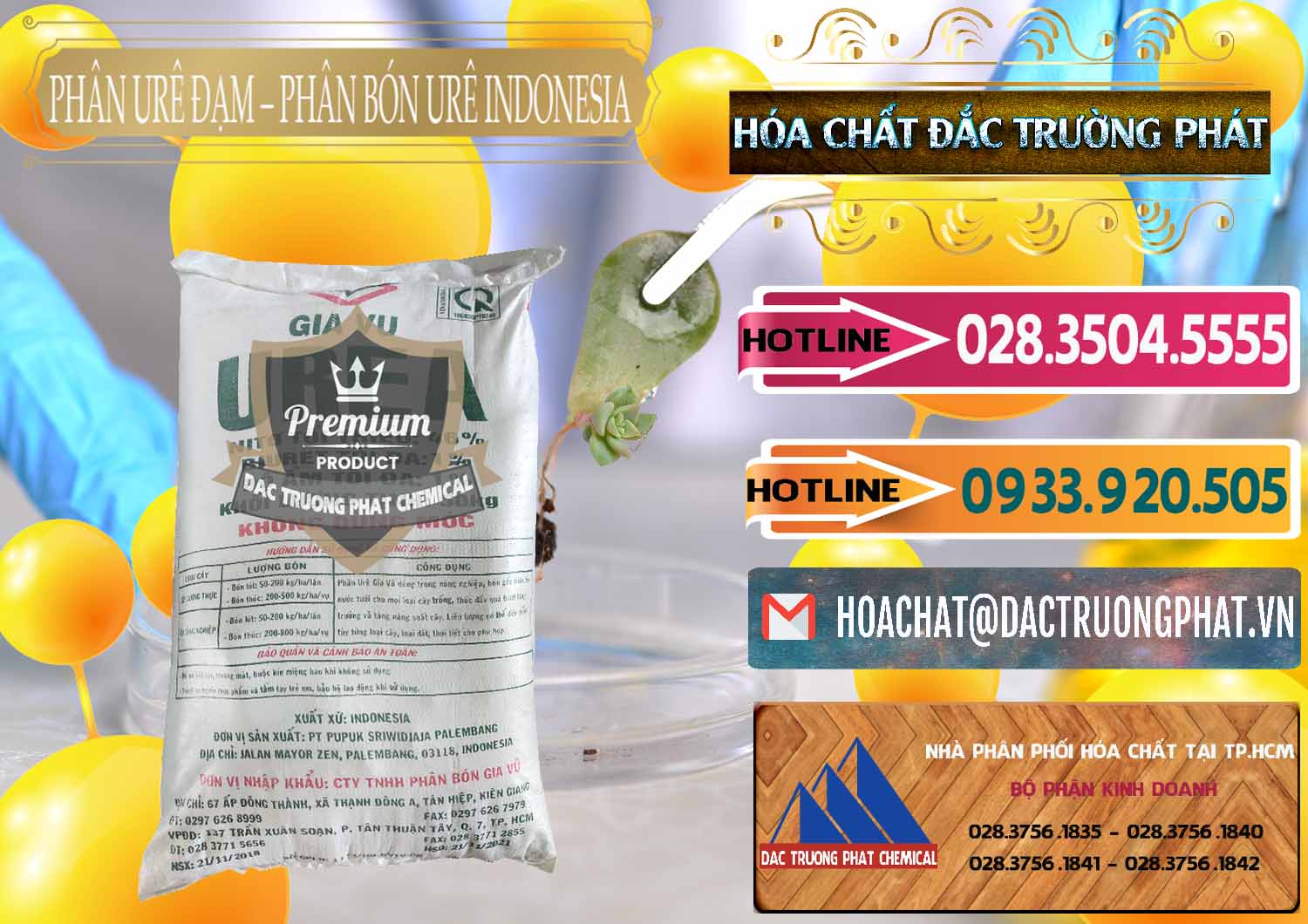 Kinh doanh - bán Phân Urê Đạm – Phân Bón Urê Indonesia - 0194 - Đơn vị nhập khẩu - cung cấp hóa chất tại TP.HCM - dactruongphat.vn