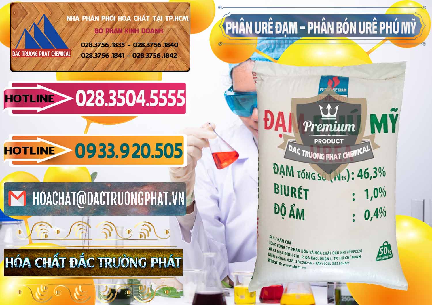 Nơi chuyên kinh doanh ( phân phối ) Phân Urê Đạm – Phân Bón Urê Phú Mỹ Việt Nam - 0193 - Đơn vị chuyên kinh doanh và cung cấp hóa chất tại TP.HCM - dactruongphat.vn