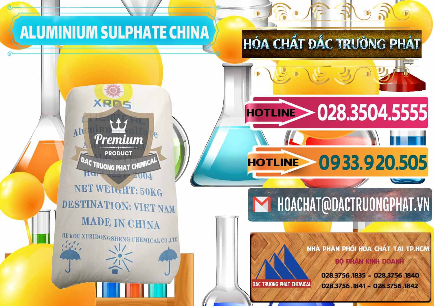 Công ty bán - phân phối Phèn Nhôm - Al2(SO4)3 17% Trung Quốc China - 0464 - Kinh doanh - phân phối hóa chất tại TP.HCM - dactruongphat.vn