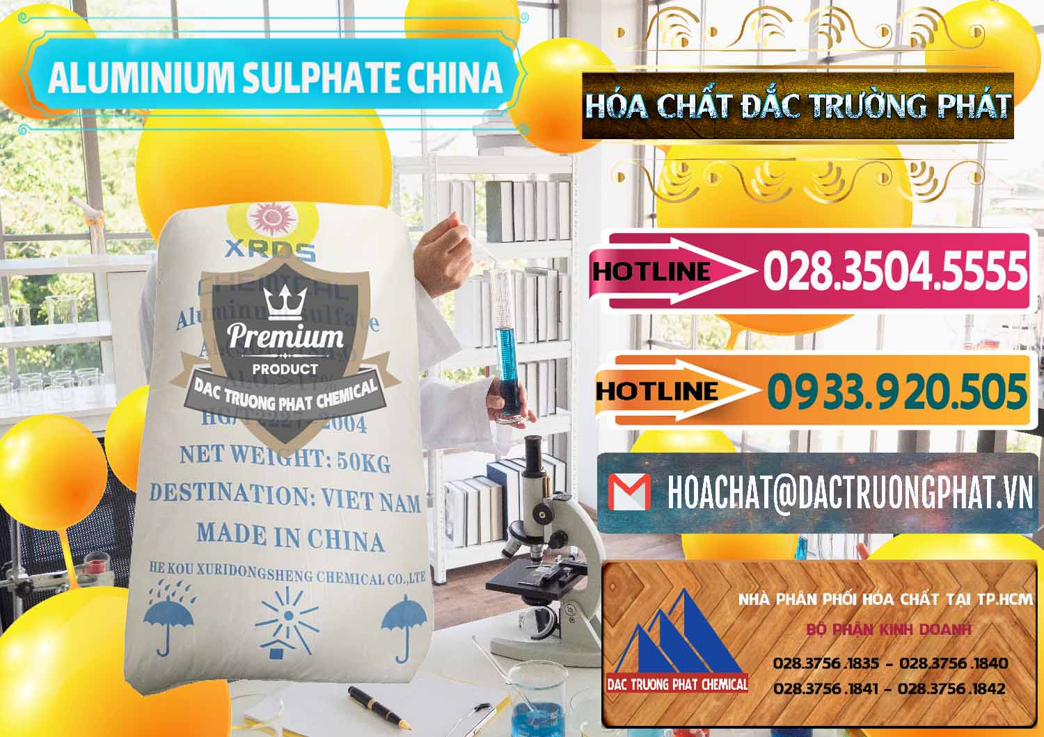 Nơi chuyên cung cấp _ bán Phèn Nhôm - Al2(SO4)3 17% Trung Quốc China - 0464 - Công ty chuyên nhập khẩu & phân phối hóa chất tại TP.HCM - dactruongphat.vn