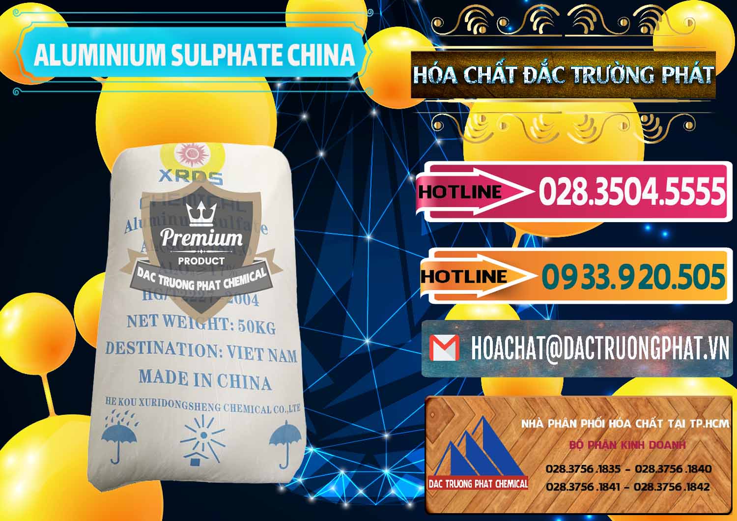 Đơn vị nhập khẩu _ bán Phèn Nhôm - Al2(SO4)3 17% Trung Quốc China - 0464 - Nơi cung ứng và phân phối hóa chất tại TP.HCM - dactruongphat.vn