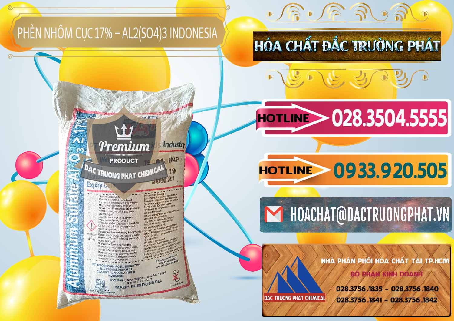 Chuyên cung ứng và bán Phèn Nhôm Cục - Al2(SO4)3 17% bao 25kg Indonesia - 0115 - Công ty phân phối _ cung cấp hóa chất tại TP.HCM - dactruongphat.vn