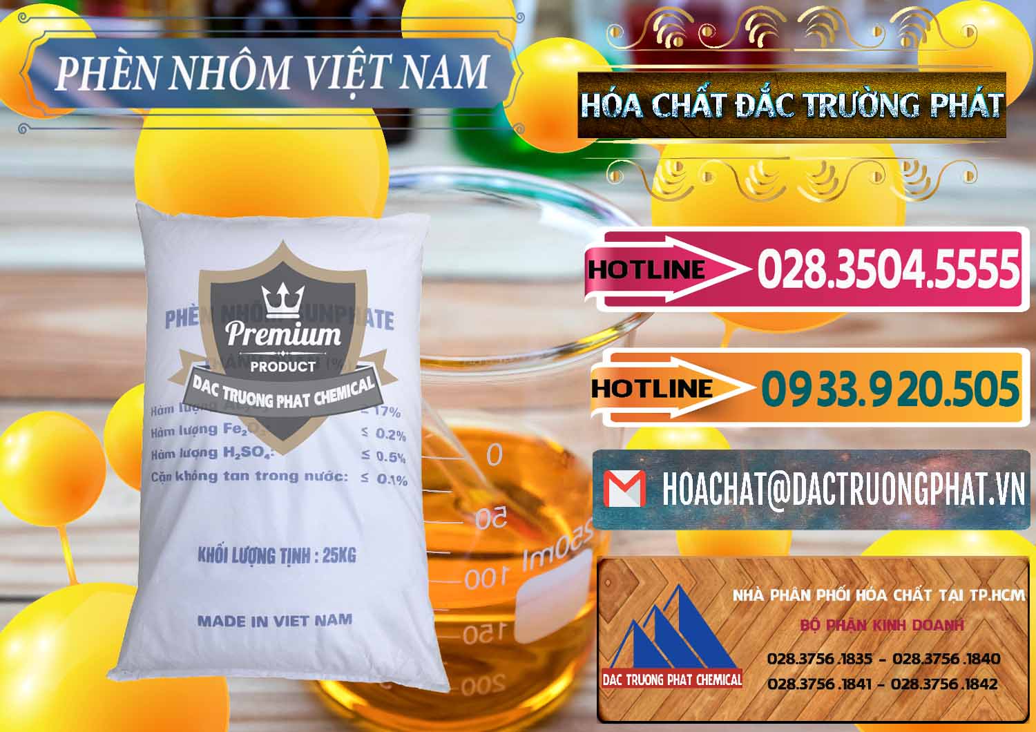Chuyên kinh doanh & cung cấp Phèn Nhôm - Al2(SO4)3 17% Việt Nam - 0465 - Nơi cung cấp ( kinh doanh ) hóa chất tại TP.HCM - dactruongphat.vn