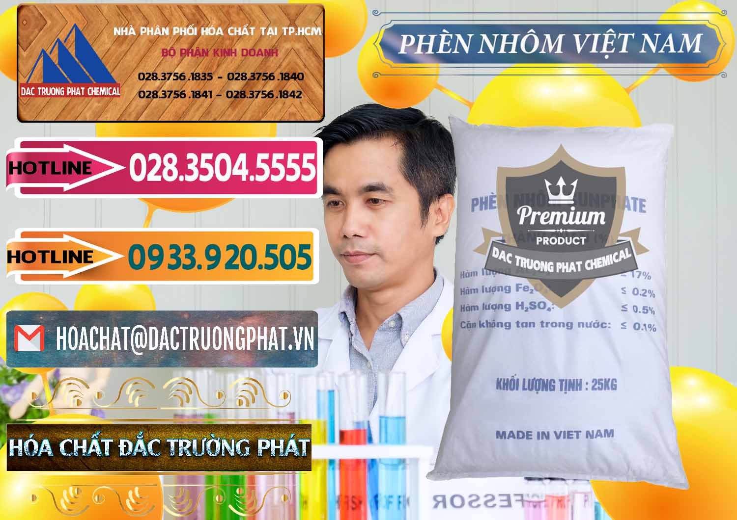 Công ty chuyên phân phối và cung ứng Phèn Nhôm - Al2(SO4)3 17% Việt Nam - 0465 - Nơi cung ứng ( bán ) hóa chất tại TP.HCM - dactruongphat.vn