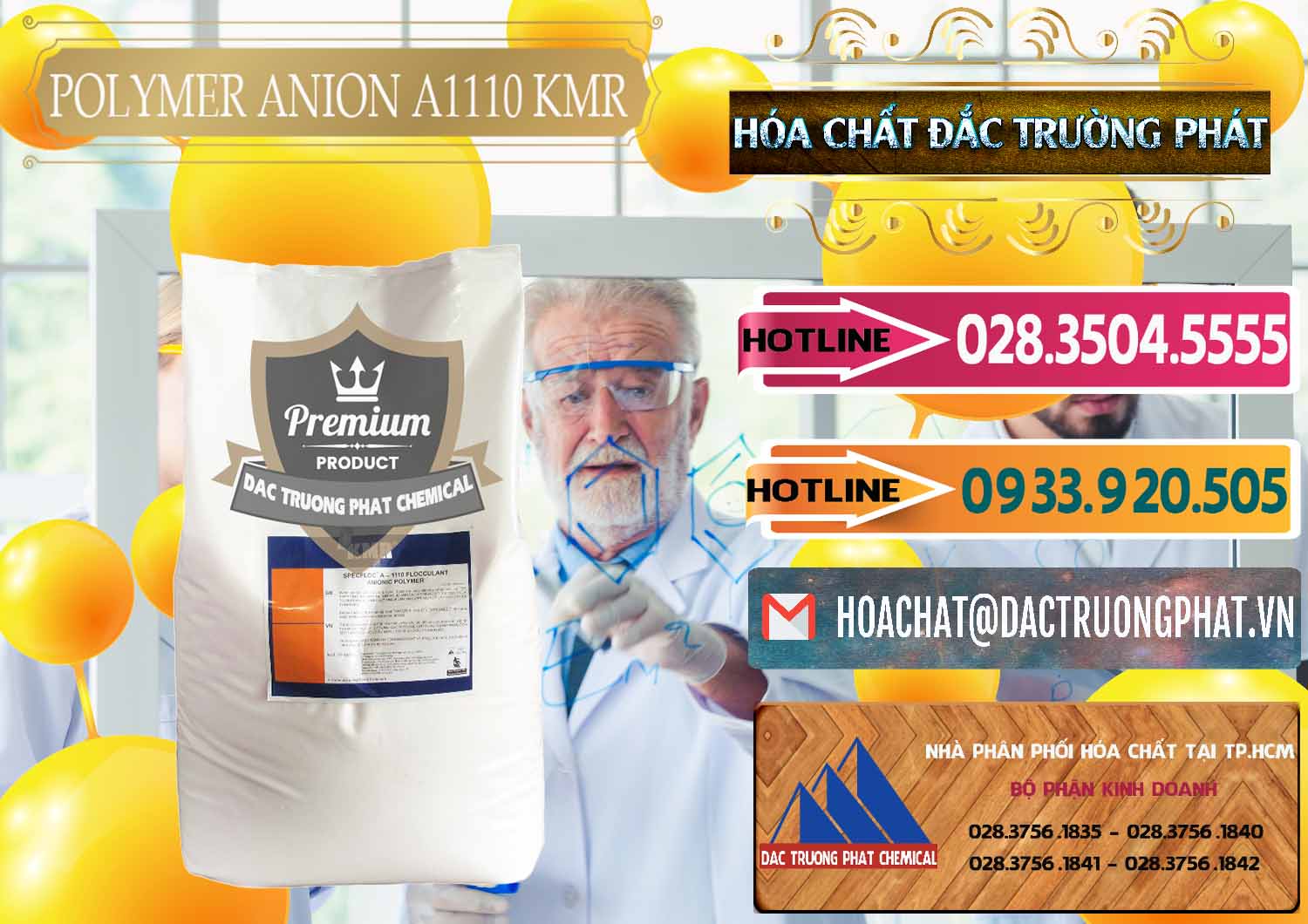 Phân phối ( bán ) Polymer Anion A1110 - KMR Anh Quốc England - 0118 - Nơi chuyên cung cấp & kinh doanh hóa chất tại TP.HCM - dactruongphat.vn