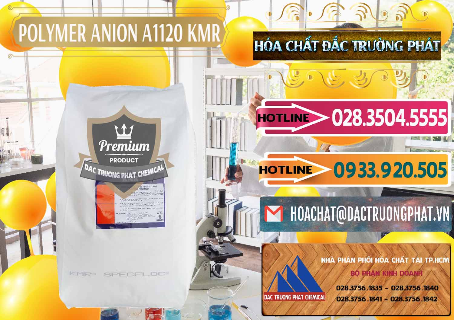 Đơn vị chuyên bán & phân phối Polymer Anion A1120 - KMR Anh Quốc England - 0119 - Nơi chuyên phân phối ( kinh doanh ) hóa chất tại TP.HCM - dactruongphat.vn
