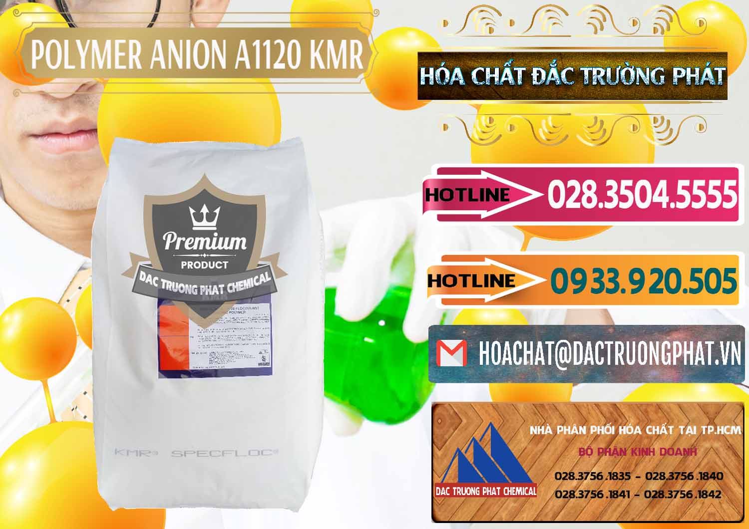 Đơn vị phân phối - bán Polymer Anion A1120 - KMR Anh Quốc England - 0119 - Cty chuyên nhập khẩu & phân phối hóa chất tại TP.HCM - dactruongphat.vn