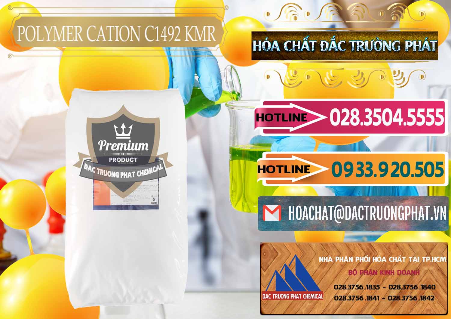 Đơn vị chuyên cung cấp ( bán ) Polymer Cation C1492 - KMR Anh Quốc England - 0121 - Đơn vị kinh doanh và cung cấp hóa chất tại TP.HCM - dactruongphat.vn