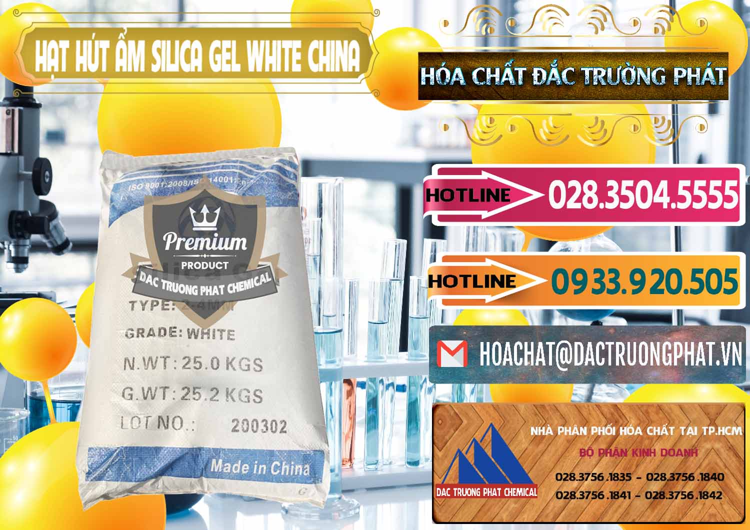 Nơi bán Hạt Hút Ẩm Silica Gel White Trung Quốc China - 0297 - Cty chuyên phân phối - nhập khẩu hóa chất tại TP.HCM - dactruongphat.vn