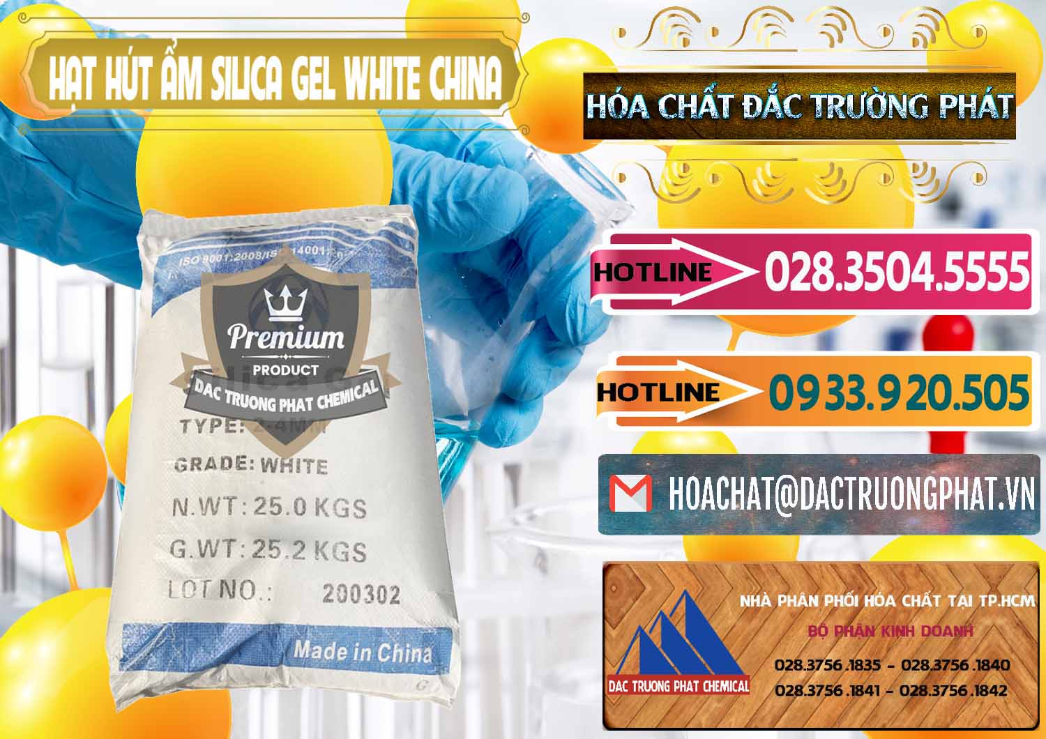 Đơn vị chuyên bán ( phân phối ) Hạt Hút Ẩm Silica Gel White Trung Quốc China - 0297 - Đơn vị chuyên kinh doanh _ cung cấp hóa chất tại TP.HCM - dactruongphat.vn